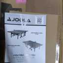 JOOLA Inside Professional MDF Indoor Ping Pong Table with Quick Clamp Table Tennis Net and Post Set - 10 Minute Easy Assembly - Tournament Quality - Foldable with Single Player Playback Mode (25mm)