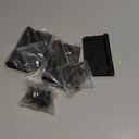 3 Pack - 4"x4" Residential Black Finish Reversible Self Closing Door Hinges - Squared Corners Auto Close Spring Hinge, Black Door Hinges