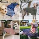 KYEESE 3Pack Dog Sweater, Soft Pet Sweatshirt Stretchy Pullover Dog Sweater for Small Dogs Girl Boy, Lightweight Fleece Pet Shirt Clothes with Sleeves, L