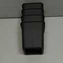 Bed Furniture Riser 4 inches, Versatile Bed and Furniture Riser - Heavy Duty, Stackable, Supports 550 lbs Each Riser - Set of 4, Black (Black-Set of 4, 4 Inch)