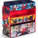 Delta Children Multi-Bin Toy Organizer, Marvel Spider Man, 1 Count