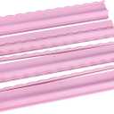 Mahjong Racks with Pushers, Pink Wooden American Mahjong Tile Pushers and Racks Set of 4, Mahjong Accessories (19.68 Inches)