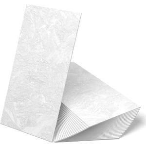 WADILE Peel and Stick Concrete Wall Panels 11.8"x23.6" PVC Faux Tile, 20 Pack