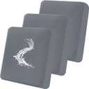 Smiry Waterproof Couch Cushion Covers, Stretch Washable Sofa Cushion Cover, Soft Sofa Slipcover Elastic Non-Slip Furniture Protector for Pets, Kid (3 Pack, Dark Grey)