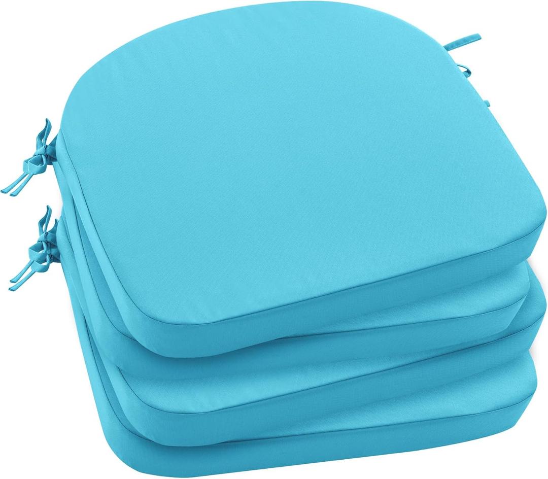 Outdoor Chair Cushions Set of 4, 18x16 inch
