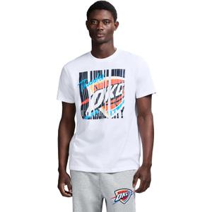 GAME 7 Men's X NBA Officially Licensed Graphic Short Sleeve Lightweight Crew Neck Cotton Team T-Shirt (White, Small)