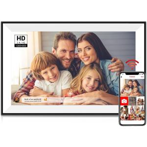 Frameo Digital Picture Frame 10.1 Inch Smart WiFi Digital Photo Frame, IPS Touch Screen, 32GB, Electronic Slideshow, Load from Phone App, Auto-Rotate, for Grandparents & Mothers Day