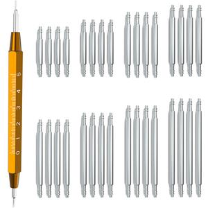 Wellfit Spring Bar Tool with 32pcs Heavy Duty Stainless Steel Watch Band Pins