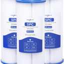 W50PEHD Whole House 50 Micron 10 x 4.5 Pleated Sediment Well Water Filter Cartridge Replacement for R50-BBSA, ECP50-BB, 255492-43, R50-BB, SPC-45-1050, AO-WH-PREL-RPP, FXHSC, W50PEHDA (Pack of 3)