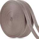 Shappy Tree Tie Strap Garden Webbing Strap Garden Plant Supports Tree Tie Staking and Guying for Outdoor Use, Plant Supports, Grafting, Straightening Supplies(Dark Khaki,295 Feet x 1 Inch)