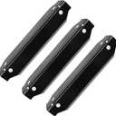 Hisencn Grill Heat Plates for Dyna Glo 3-Burner Grill Replacement Parts, for Dyna-Glo DGC310CNP-D, DGC310RNP-D, DGC310BNP-D Grill Models, Porcelain-Enameled Steel Heat Shield Tent Parts, 3 Pack