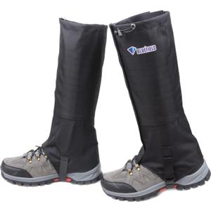 TRIWONDER Leg Gaiters Waterproof Snow Boot Gators Hiking Gaiters Men Women for Walking Climbing Hunting Cycling Backpacking Lightweight Rain Shoe Gaiters (Large, Black)