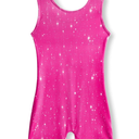 Gymnastics Leotards for Girls 2T 3T 4T 5T 6T 7T 8T Toddler Tumbling Outfit Biketard Unitard with Shorts Multiple Colors, Size 6