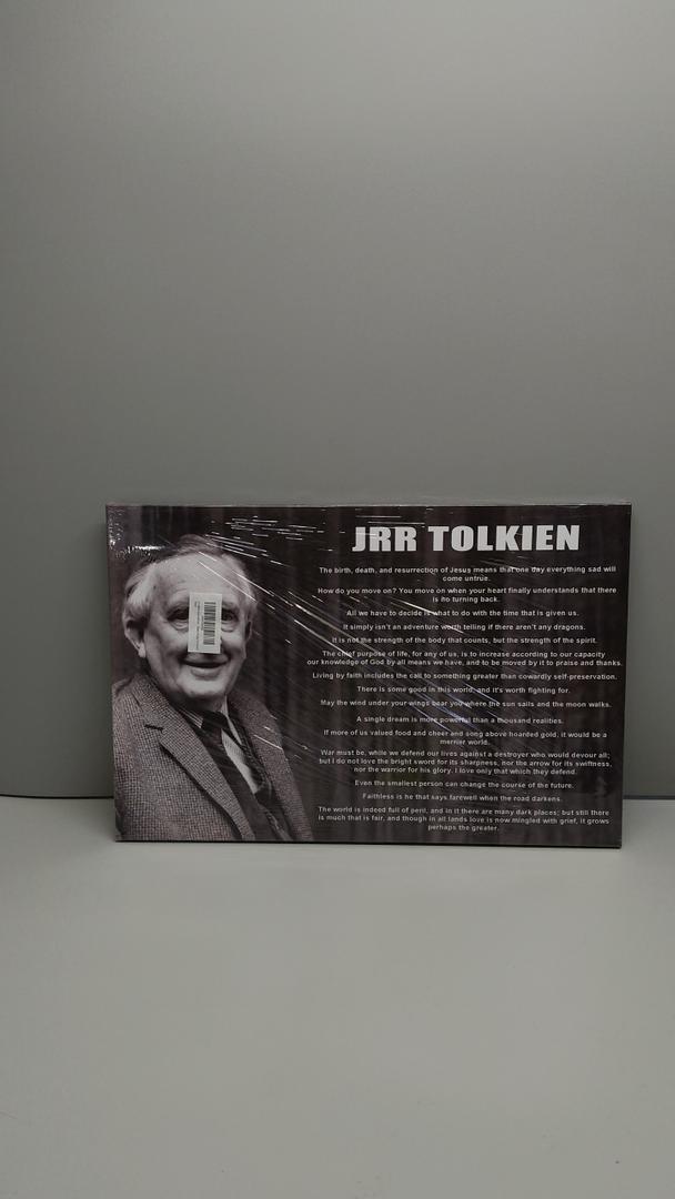 Jrr Tolkien Quote Wall Art Vintage Poster Decorations Modern Painting for Bedroom Artwork Pictures for Bathrooms Rectangular Canvas Pics Decorative Prints Painting Oil Giclee on Canvas (16"x24")