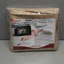 Heavy Duty Silicone Under Sink Mat for Kitchen Waterproof 34" x 22", Extra Thick Rubber Mat Drip Tray, Raised Edge Under Sink Liner, Prevent Drips, Leaks, Spills, Beige