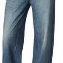 FUNTOUR Womens French Terry Sweatpants Jeans Wide Leg Rags and Bones Print Denim Miramari Baggy Sweatpant Jeans Stretch Pants Look Like Jean XL