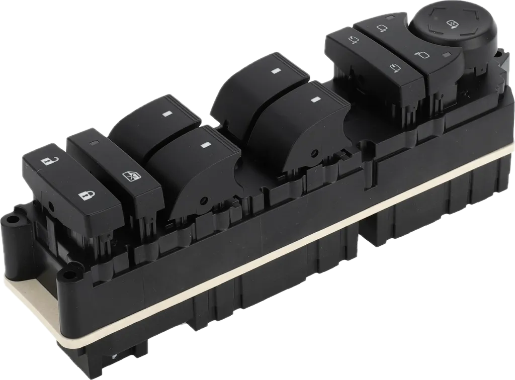Power Window Switch for Chevrolet Suburban 1500 2500, Black Electric Window Control Switch