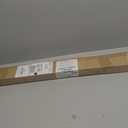 Amazon Basics Easy Install Shower Curtain Tension Rod, Adjustable Length, 42-73 inches, Nickel