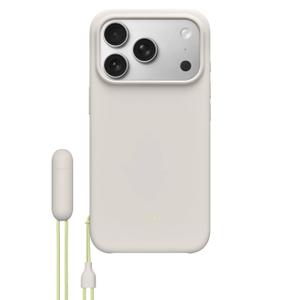 Beats iPhone 17 Pro Kickstand Case with MagSafe & Camera Control, Built in Stand & Lanyard, Matte Finish with Microfiber Lining LIME STONE