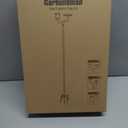 Garbuildman Upgraded Smart Bird Feeder Pole for 3 Birdhouses with Reinforced 5-Prong Base, Adjustable Birdhouse Pole for Outdoors, 3-in-1 Bird Feeder Stand Mounting Kit for Wild Birds Watching, Black