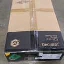 Olee Sleep 18 Inch Heavy Duty Steel Slat Anti-Slip Support, Easy Assembly Platform Bed Frame, Noise Free Steel Mattress Foundation, Maximum Storage, No Box Spring Needed, Black, Queen Size