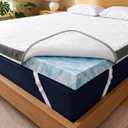 Mattress Topper King Size 3 Inch - Soft Cooling Gel Memory Foam Bed Pad