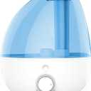 Pure Enrichment MistAire XL Ultrasonic Cool Mist Humidifier - All Day Operation for Large Rooms, 1 Gallon Tank, Variable Mist Control, Automatic Shut-Off, Whisper Quiet, and Optional Night Light
