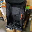 Collapsible Wagon Cart Foldable with 350lbs Weight Capacity, Lightweight Utility Shopping Cart with Wheels, Folding Grocery Wagon Carts Portable for Beach Garden Sports and Camping, Black