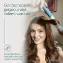 Round Brush for Blow Drying - Extra Small Ceramic Thermal Ionic Roller Brush for Sleek, Salon Blowout - Lightweight Round Hair Brush for Precise Styling and Manageable Hair (Bristle 1.7in, Barrel 1in)