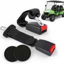 2 PCS Universal Golf Cart Seat Belt Kit for EZGO, Yamaha, Club Car, Front & Rear Seat Compatible (No Bracket Included)
