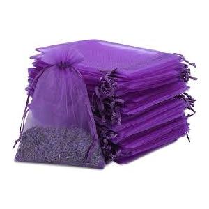 Organza Gift Bags 200 Count Drawstring 4x6 inch Purple for Baby Shower,Girl Birthday,Party Favors,Wedding,Bridal Shower,Bulk Sheer Fabric Mesh Decorative Sparkly Sachet for Jewelry,Candy,Card
