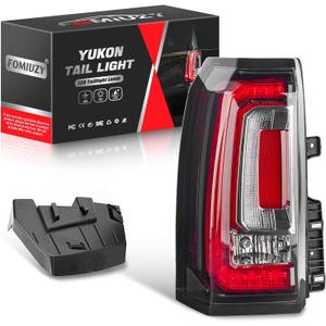 Tail Lights Fit For GMC Yukon Yukon XL Denali 2015 2016 2017 2018 2019 2020 Rear Left Driver Side Brake Taillight Assembly LED Back Up Lamp Lens Cover Replaces 84536242 GM2800268 23380459