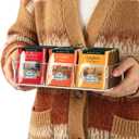 FUCDTEFC Tea Bag Organizer, Small Clear Tea Bag Holder for Drawer Kitchen Cabinets Pantry Countertops Organizers Storage, BPA-Free Acrylic Coffee Pods, Sugar Packets,Plastic Teabag Bins Home Organizer