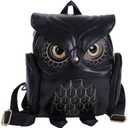 WYSBAOSHU Fashion Owl Backpack Women Pu Leather Mini Bag