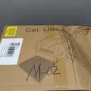 Henkelion 2 Pack Stainless Steel Cat Litter Box with Lid, 20" L x 14.2" W x 11.8" H, Extra Large Litter Box for Big Cats with High Sided, Anti-Urine Leakage, Easy Cleaning, Include Cat Mat and Scoop