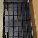 Utility Rolling Tool Cart, 45 x 26 inch Plastic Rolling Carts Huge Storage with Lipped Shelf, Heavy Duty Service Carts with 550 lbs Capacity Organizer for Garage,Warehouse,Workshop