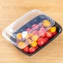 24 oz Meal Prep Containers - 50 Pack Bulk, Leakproof with Lids, Microwave/Freezer/Dishwasher Safe - For Salads, Sides & Portion Control