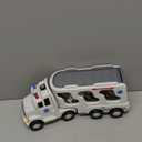 TEMI 5 Pack Ambulance Vehicle Toddler Truck Toys for 3 4 5 6 Year Old Boys, Friction Powered Cars with Toy Helicopter, Police Car, Fire Truck, Ambulance Car, Birthday Gifts for Girls Age 3-9