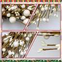 Yawwind 20 Inches White Winter Wreath Winter Wreaths for Front Door White Berry Wreath for Farmhouse Indoors Outside Kitchen Wall Porch Christmas Winter