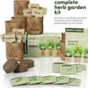 Planters' Choice 9 Herb Indoor Window Garden Kit - Mother's Day Gifts - House Plants Seeds - Best Unique Gift Ideas for Women, Mom, Friend, Her, Birthday, Housewarming, Mother - Live Plant Starter