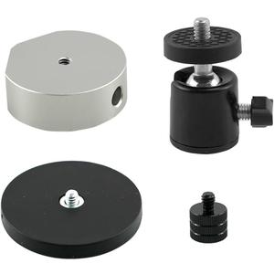 RYANSTAR RACING Starlink Mini Magnetic Mount - Adjustable Angle Car Roof and Dashboard Mount - Aluminum Alloy Tripod Adapter - Temporary Magnetic Fixation - Supports 37lb WeightSivler (Silver)