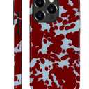 Compatible with iPhone 13 Pro Case - Dual-Layer Protection, Hard Shell with Silicone Interior,Slim Scratch Resistant Shockproof for Woman Men - Tortoise Print