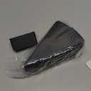 Heavy Duty Large Door Stoppers, Adjustable Spring Loaded Tall Doorstop Jammer Rubber Door Stopper Wedge with Storage Holder for Any Heavy Doors up to 3" Gap, Black