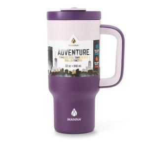Manna Tumbler Adventure, Purple, 32 Oz