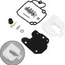 6BL-W0093-00-00 Carburetor Repair Kit for Yamaha 4 Stroke Outboard Engine 20 25 HP F25 T25 Boat Motor Carb Rebuild Parts Replacement 6BLW00930000
