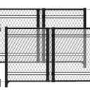 Ingenuity Doorway 42W Series Baby and Dog Gate 2-Pack, Indoor Outdoor, Won't Rust or Warp, Galvanized Steel, Fits 23-42" Openings; 24 Tall (Black)