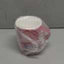 AMZWISH Mini Sweet Fondue Cup, Ceramic Coffee Warmer Mug, Portable Chocolate Melting Cup with Fork for Cheese, Great for Adult/Kids for Camping/Date/Movie Night/Birthday/Wedding Gifts (Red)