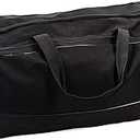 Champion Sports Wheeled Equipment Bag: Large Nylon Athletic Travel Bag with Wheels for Baseball, Football, Basketball, Soccer, Hockey, and Training , Black
