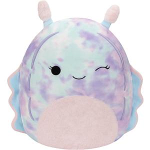 Squishmallows 14-Inch Dottie Pink and Blue Tie-Dye Sea Slug - Large Ultrasoft Official Kelly Toy Plush (Tie-dye Sea Slug)