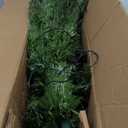 5 ft. Green Pre-Lit Fiber Optic PVC Classic Artificial Christmas Tree with 449 Branch Tips